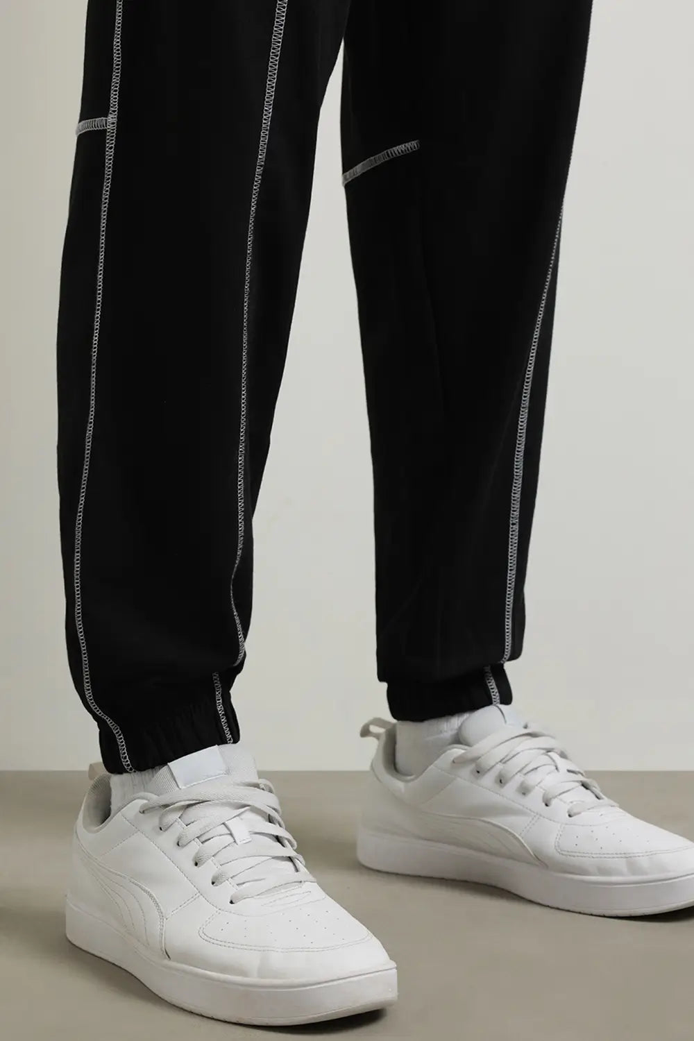 Contrast Stitched Joggers