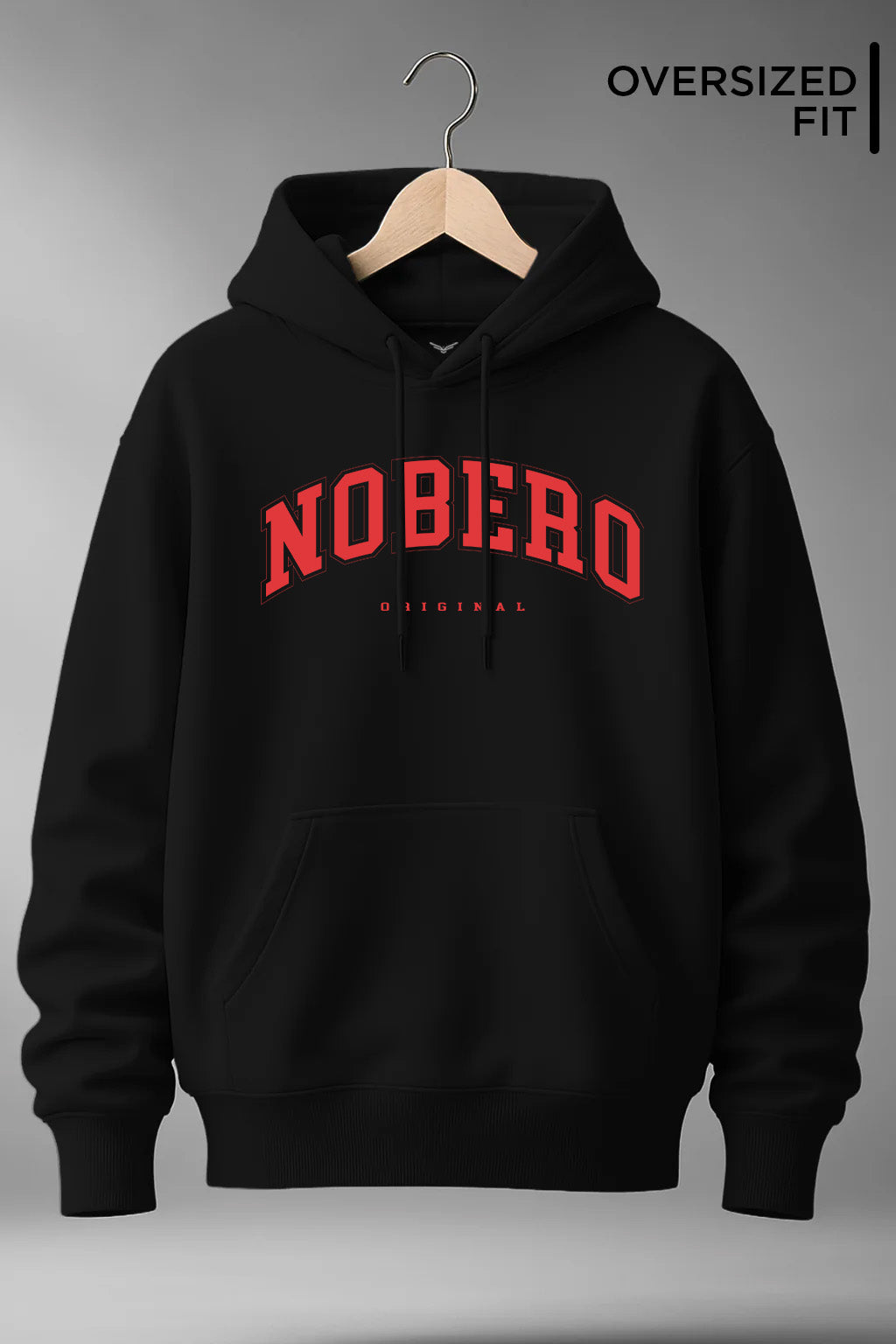 Nobero Original - Black Oversized Hoodie