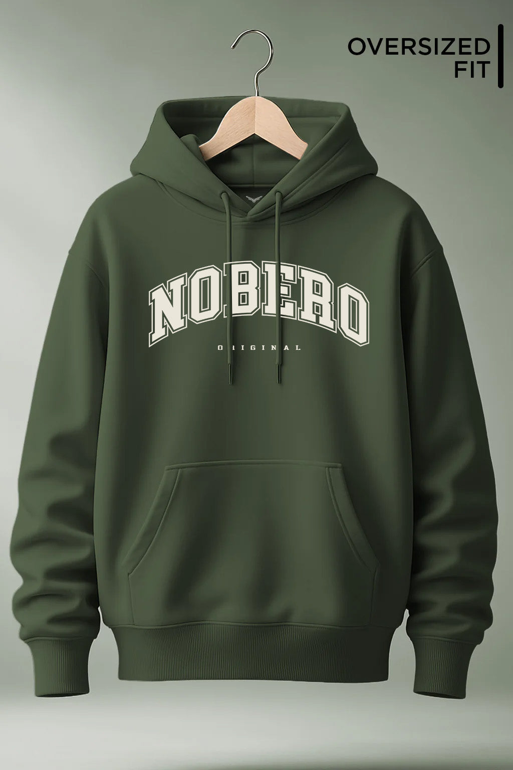 Nobero Original - Olive Oversized Hoodie
