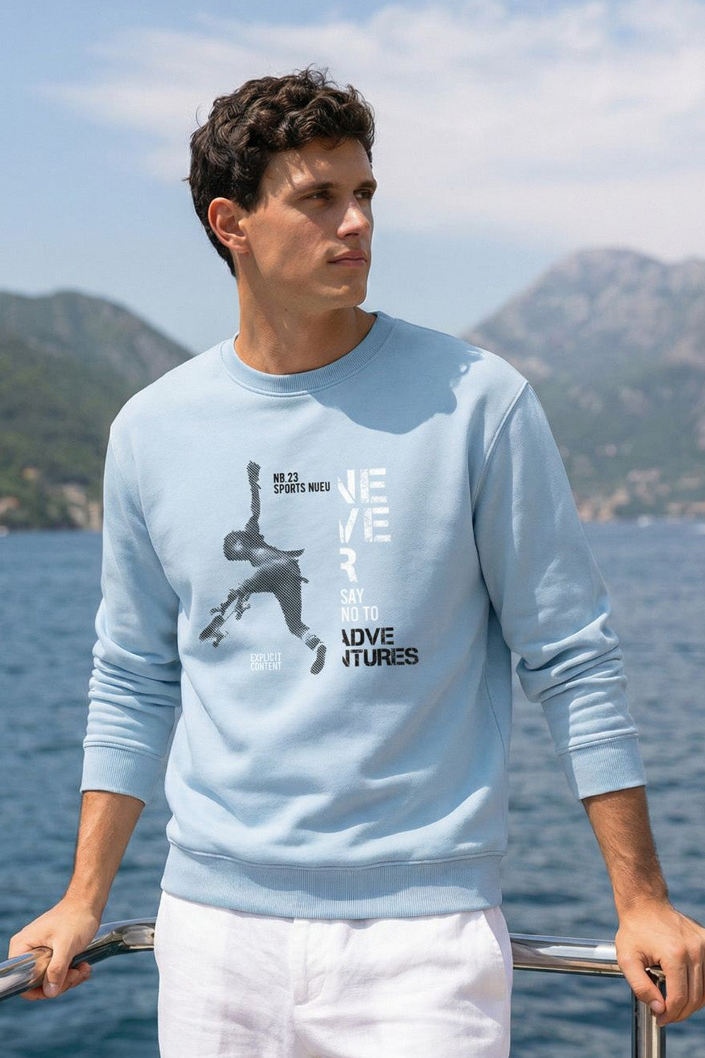 Never Say No Oversized Sweatshirt