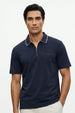 Zip Collar Polo T-Shirt