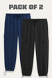 2-Pack Relaxed Fit Cargo Joggers