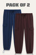 2-Pack Relaxed Fit Cargo Joggers