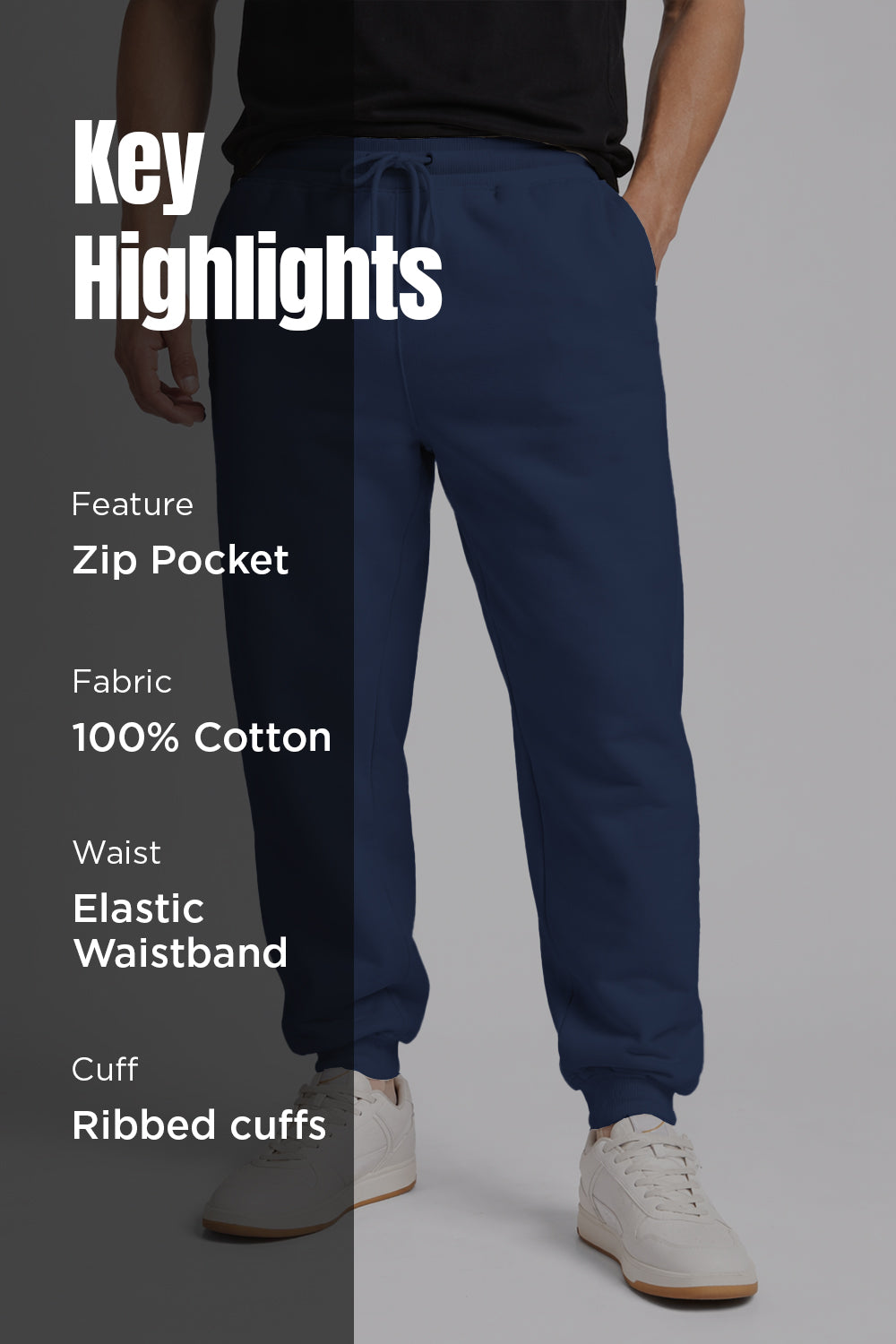 Zip-Pocket Joggers