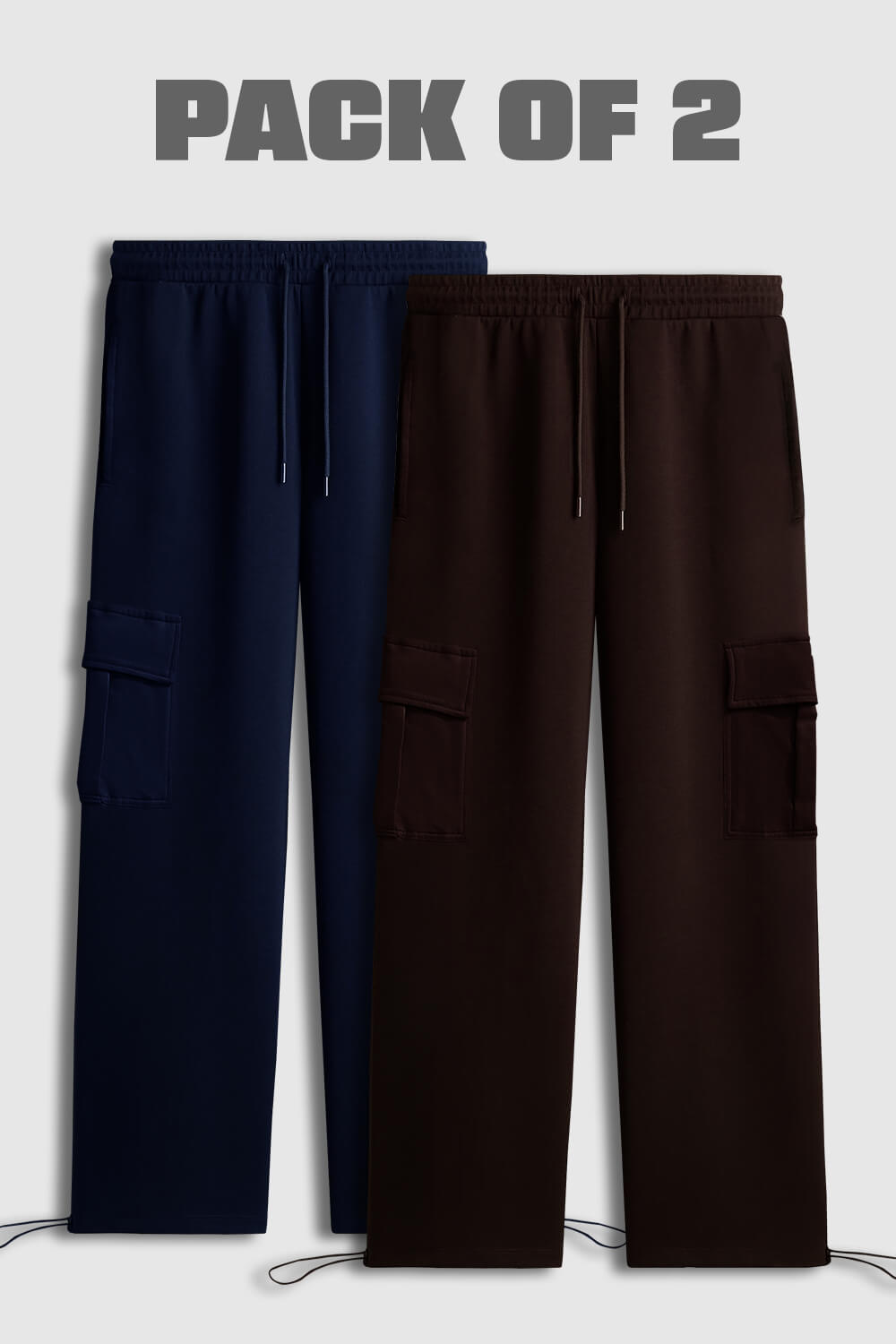 2-Pack Oversized Cargo Joggers
