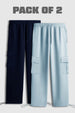 2-Pack Oversized Cargo Joggers