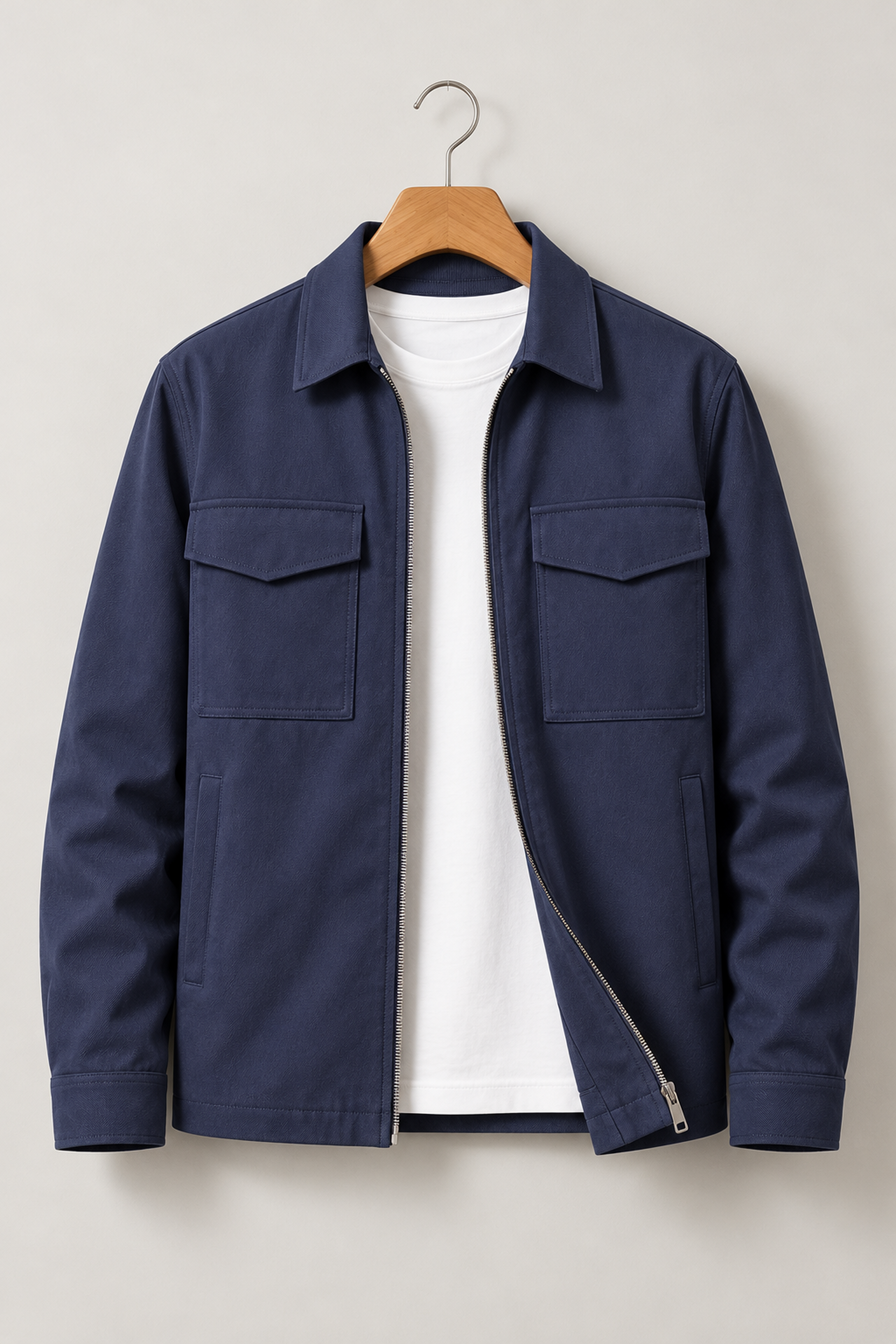 Cotton Twill Utility Jacket