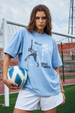 Never say no Oversized Fit Women Tee