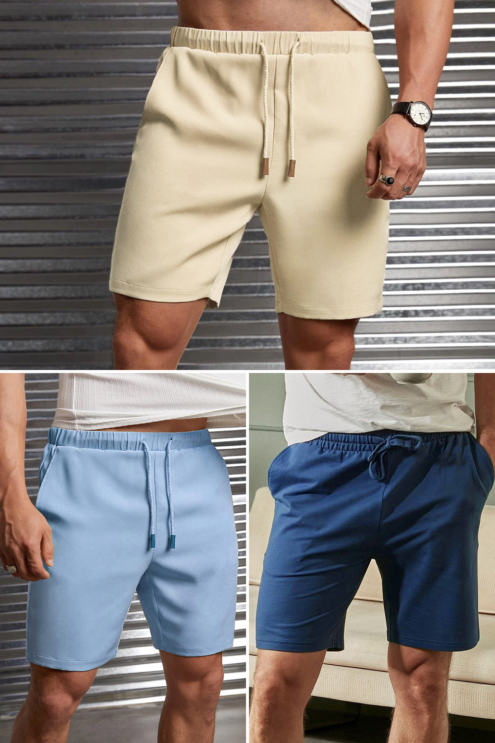 3-Pack Zip Pocket Shorts