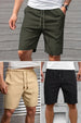 3-Pack Zip Pocket Shorts