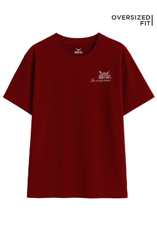 The art of silence Oversized Fit Women Tee