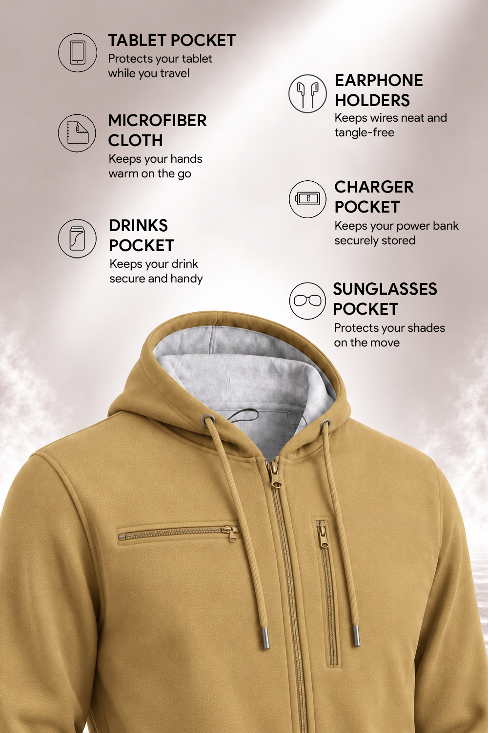 Wanderer - Travel Hoodie
