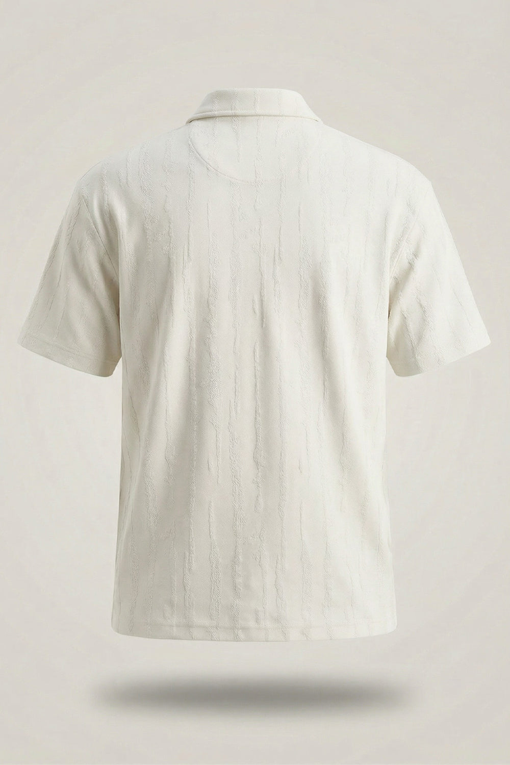 Vista Zip Textured Polo