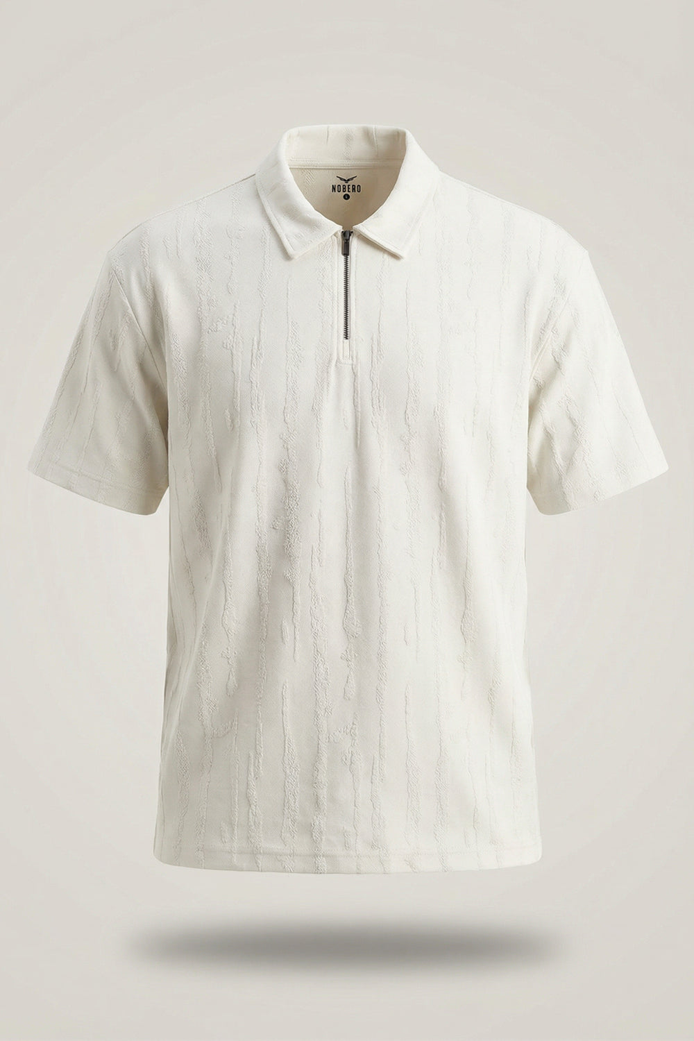 Vista Zip Textured Polo