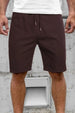 Olive Green Zip Pocket Shorts