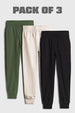 3-Pack Zip Pocket Joggers