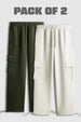 2-Pack Oversized Cargo Joggers