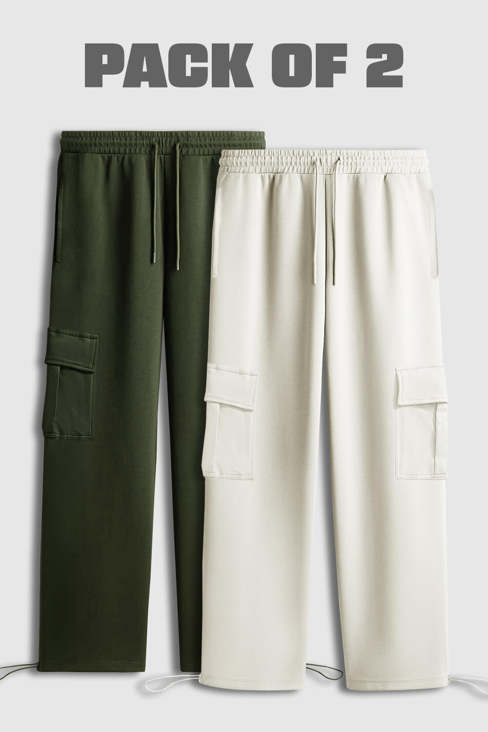 2-Pack Oversized Cargo Joggers