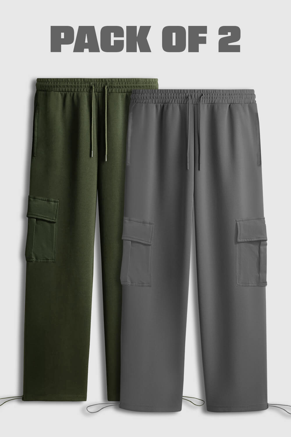 2-Pack Oversized Cargo Joggers