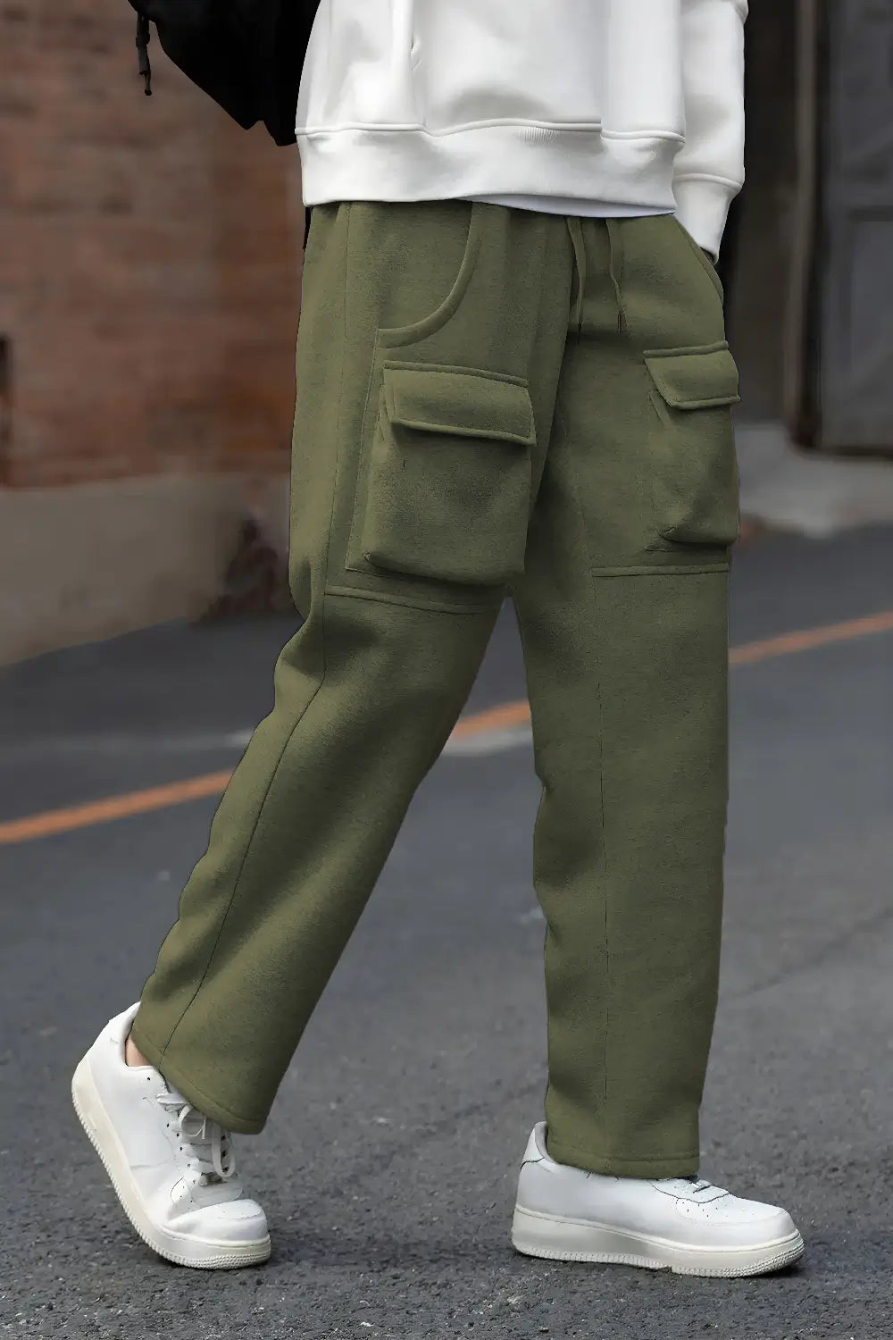 Straight Fit Front Pocket Joggers