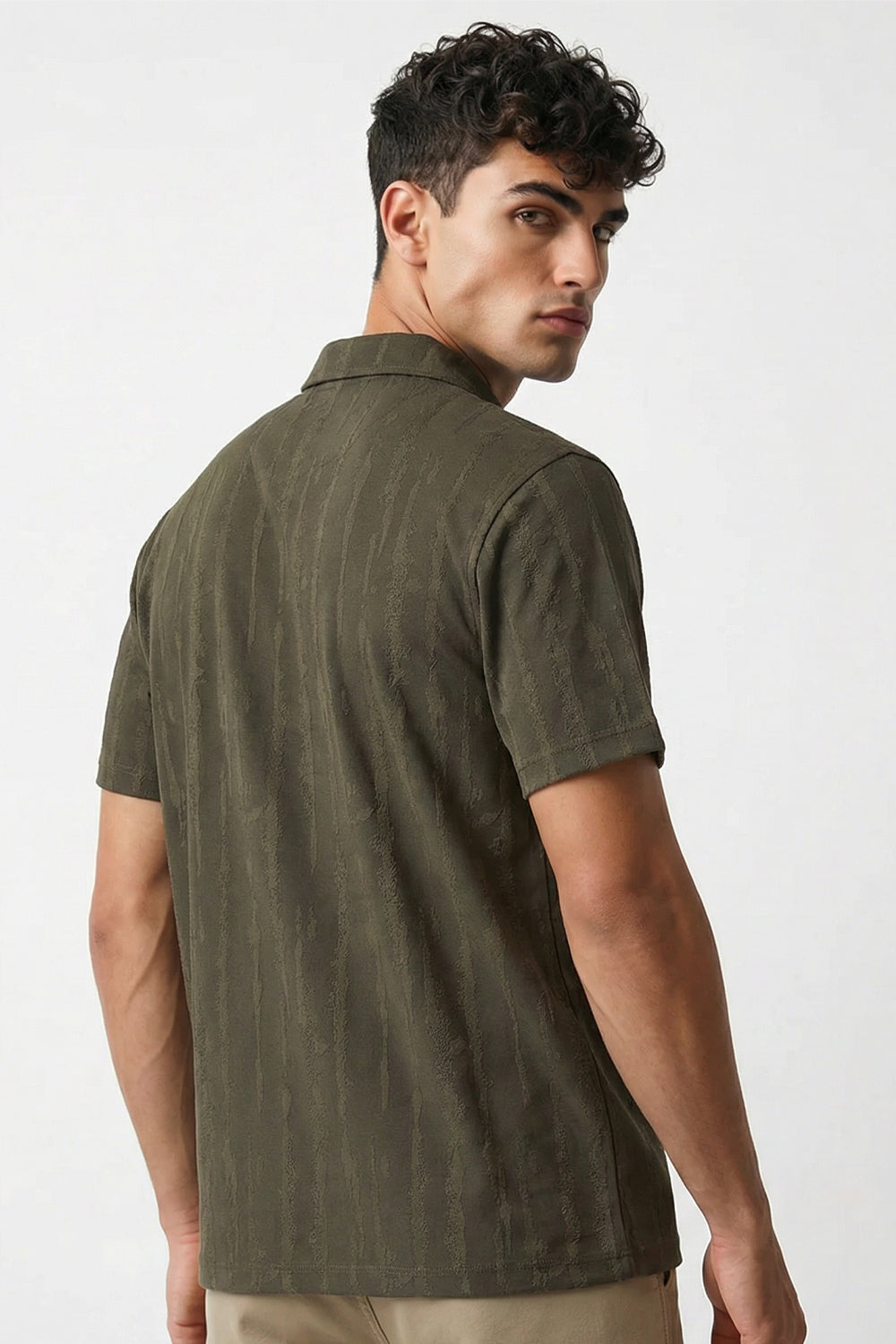 Vista Zip Textured Polo