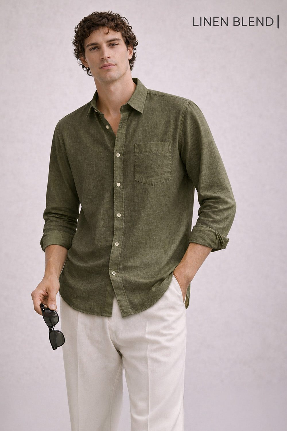 Breezy Linen Cotton Blend Shirt