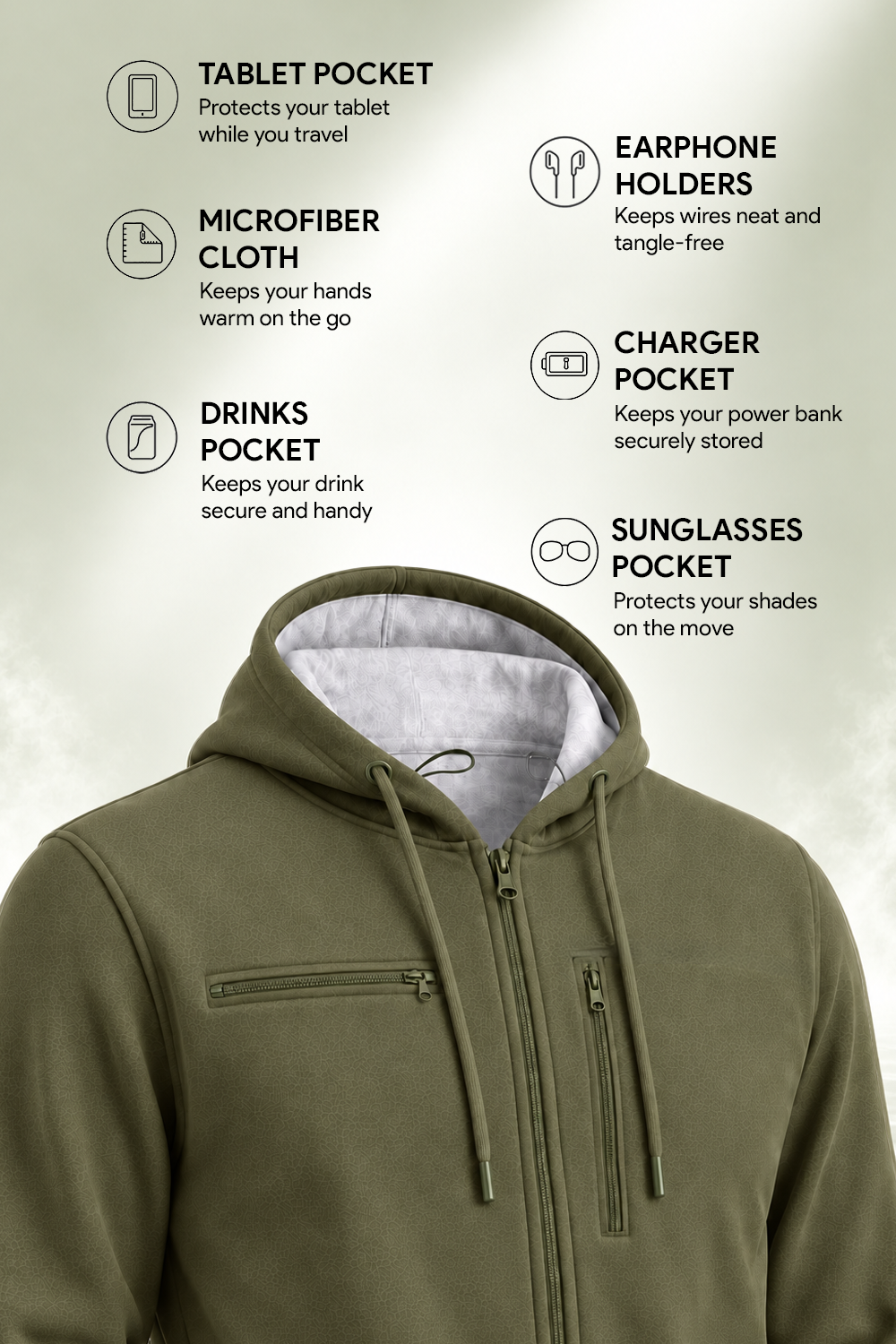 Wanderer - Travel Hoodie