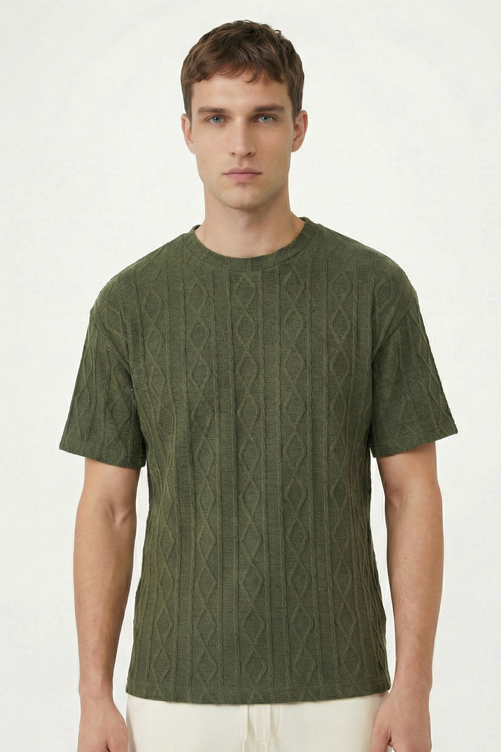 Textured Oversized T-Shirt