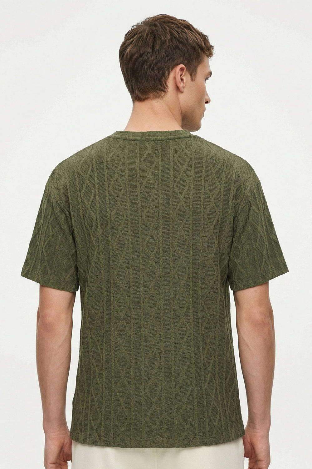 Textured Oversized T-Shirt