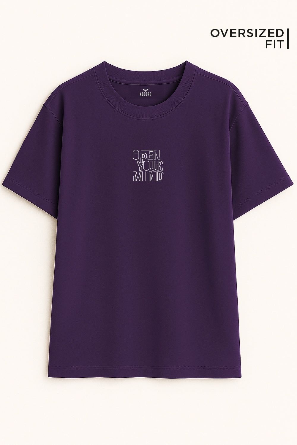 Open Your Mind Oversized Fit Women Tee