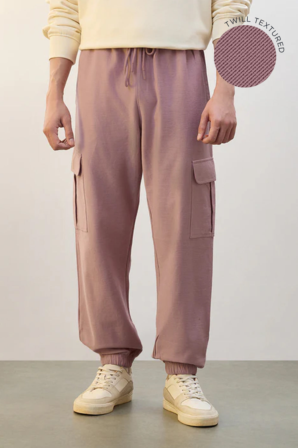 Twill Textured Joggers