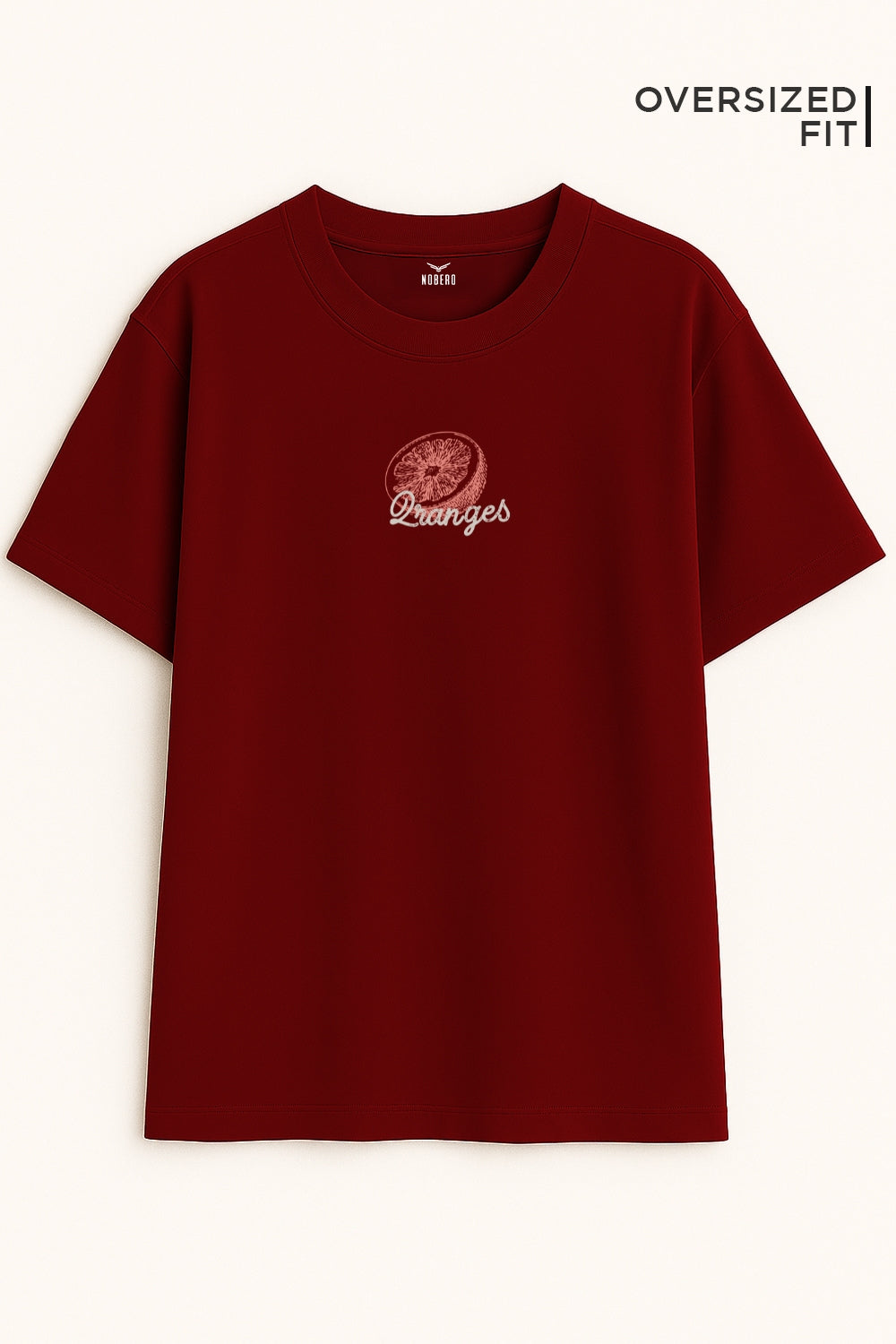 Organic Juicy Oranges Oversized Fit Women Tee