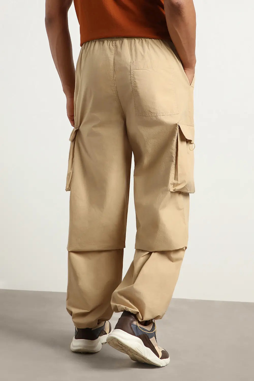 Oversized Parachute Cargo Pants