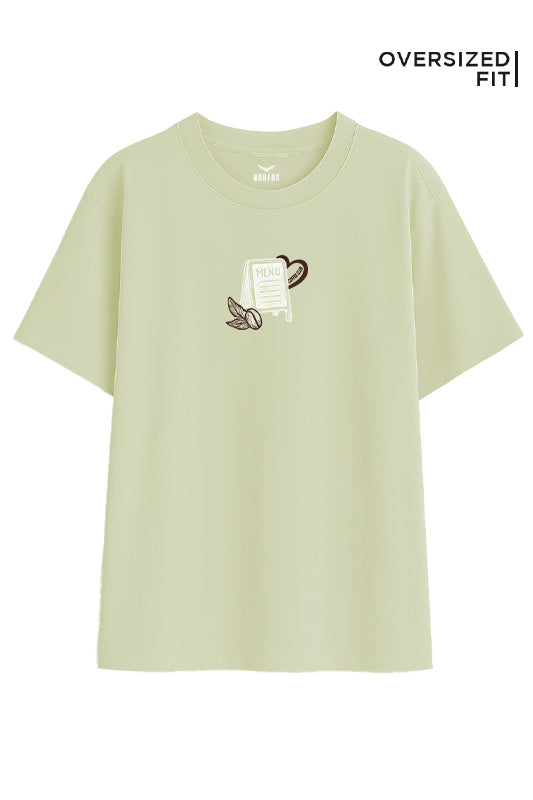 Brew Peace Oversized Fit Women Tee