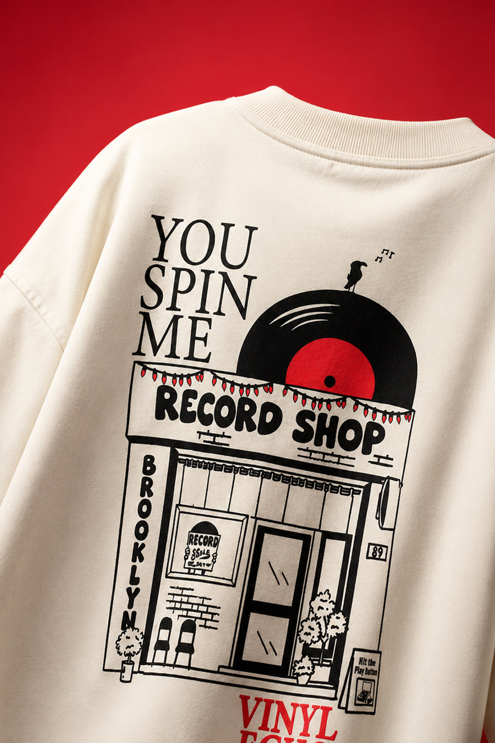 Vinyl Echo Oversized T-Shirt
