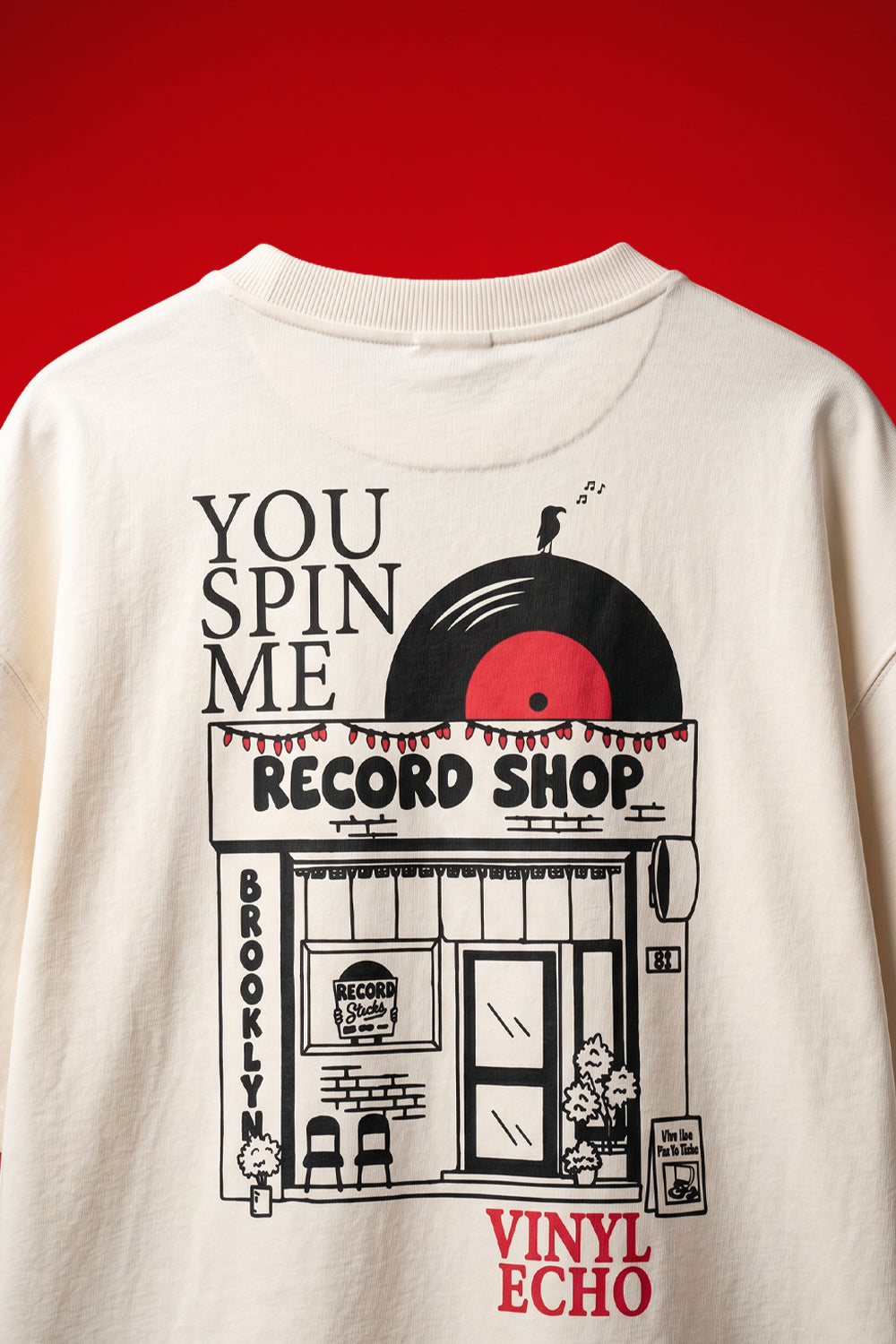Vinyl Echo Oversized T-Shirt