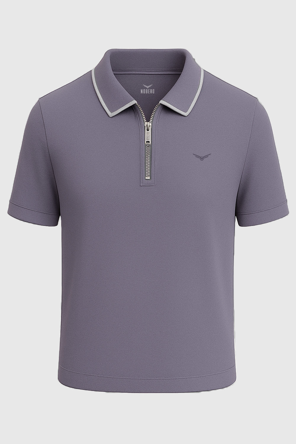 Zip Collar Polo T-Shirt