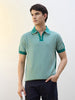 Zip Collar Knit Polo