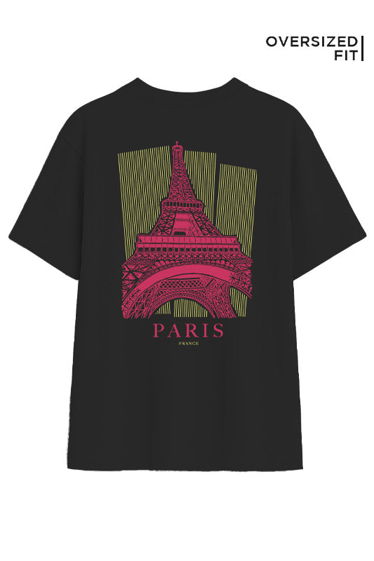 Paris Oversized Fit Women Tee