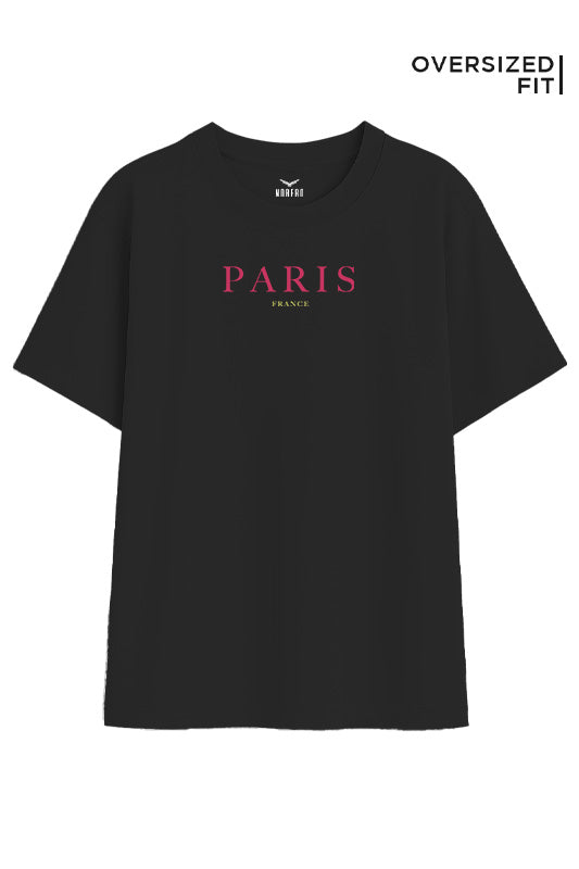 Paris Oversized Fit Women Tee