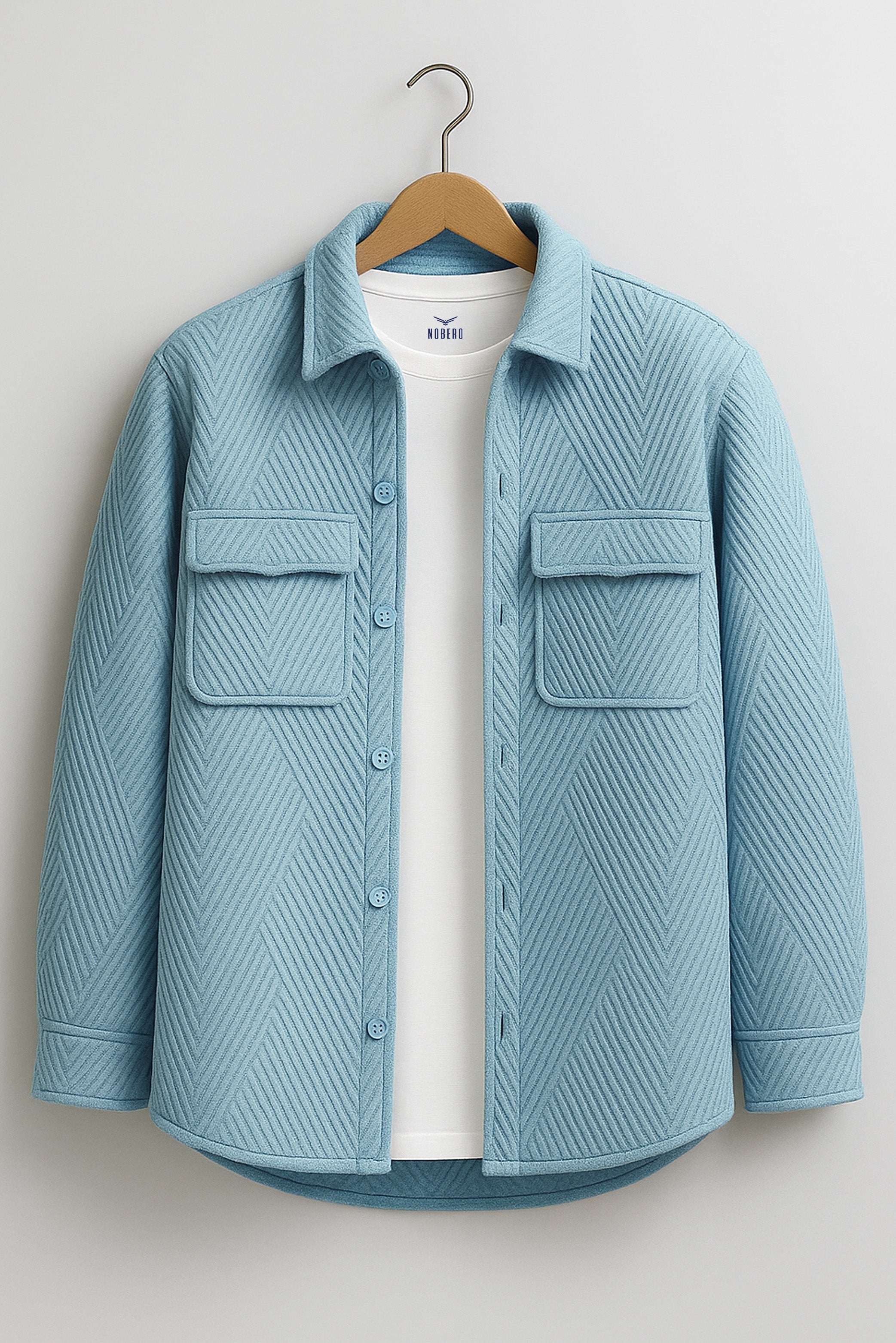 Oversized Textured Shackets