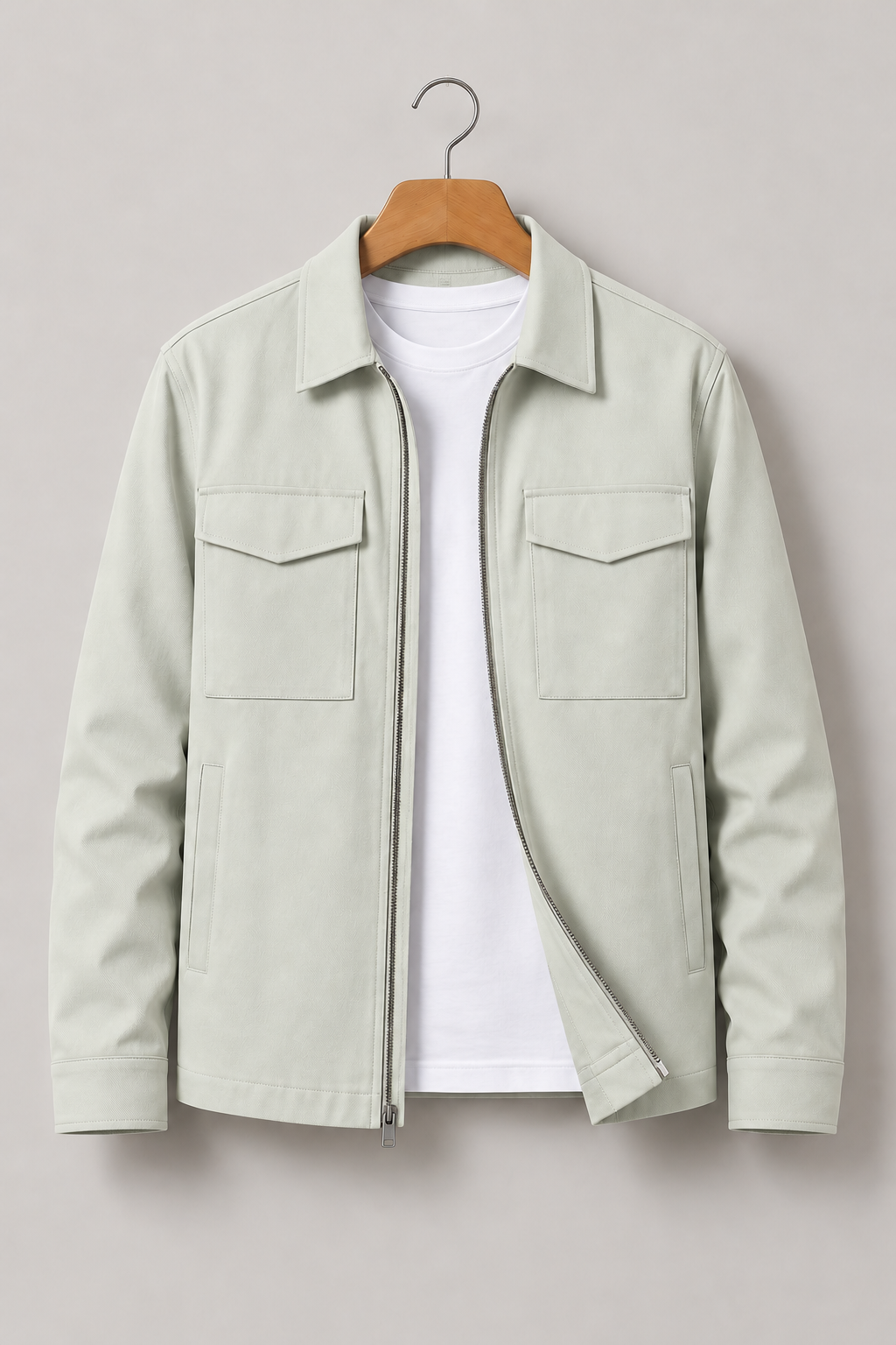 Cotton Twill Utility Jacket