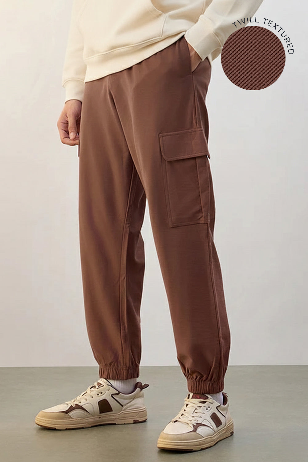 Twill Textured Joggers