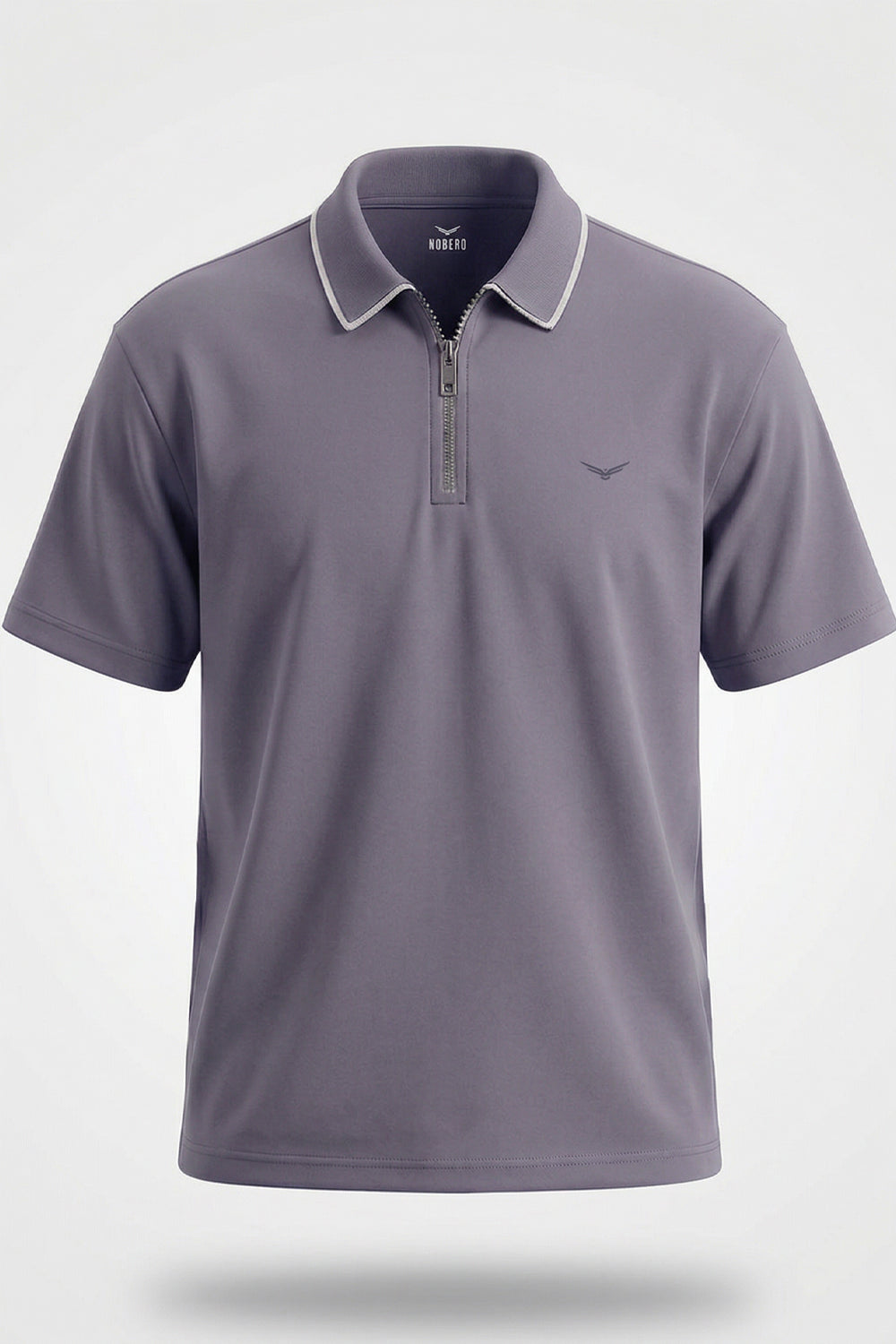Zip Collar Polo T-Shirt