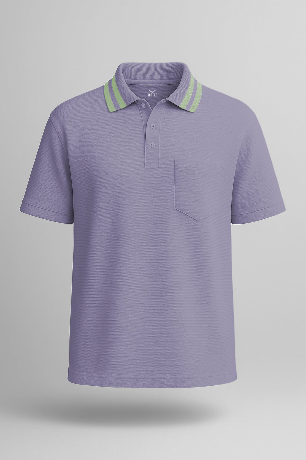 Striped Collar Polo T-Shirt