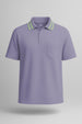Striped Collar Polo T-Shirt