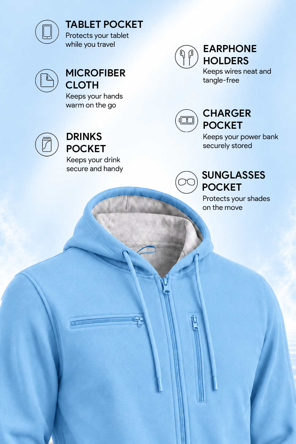 Wanderer - Travel Hoodie