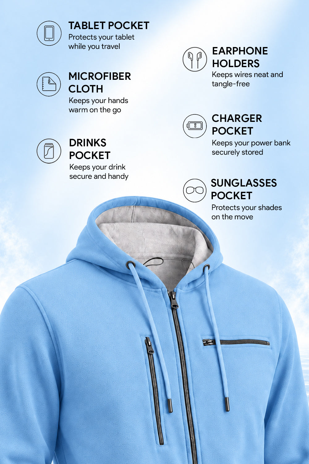 Wanderer - Travel Hoodie