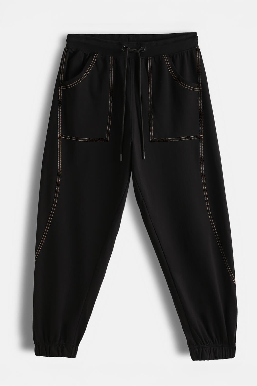Oversized Contrast Stitch Owens Joggers