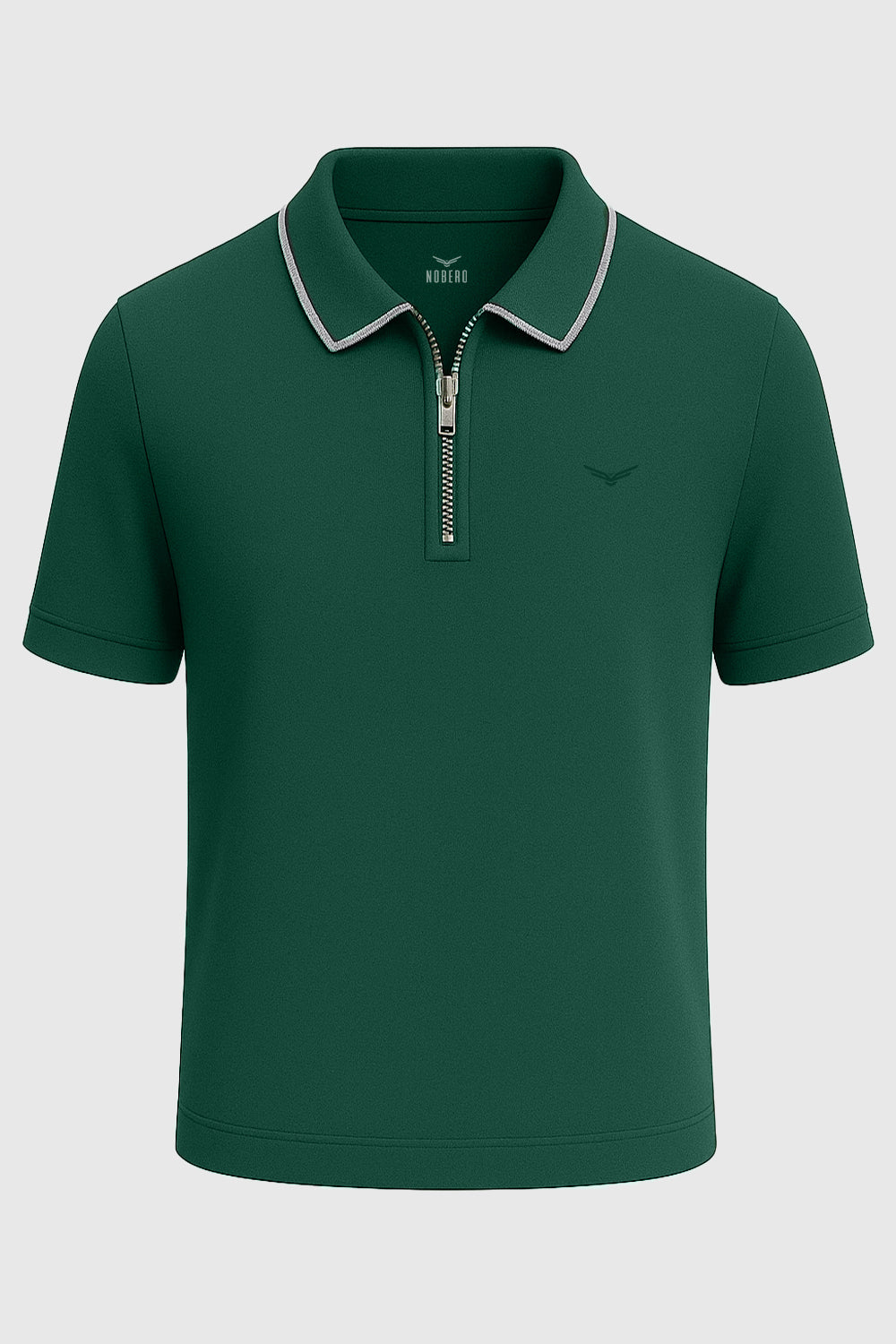 Zip Collar Polo T-Shirt